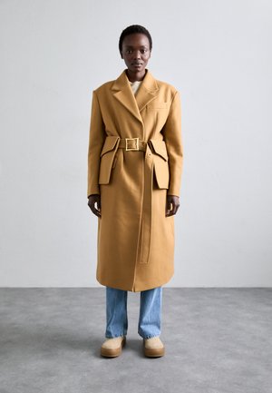 BELT COAT  - Manteau classique - cognac