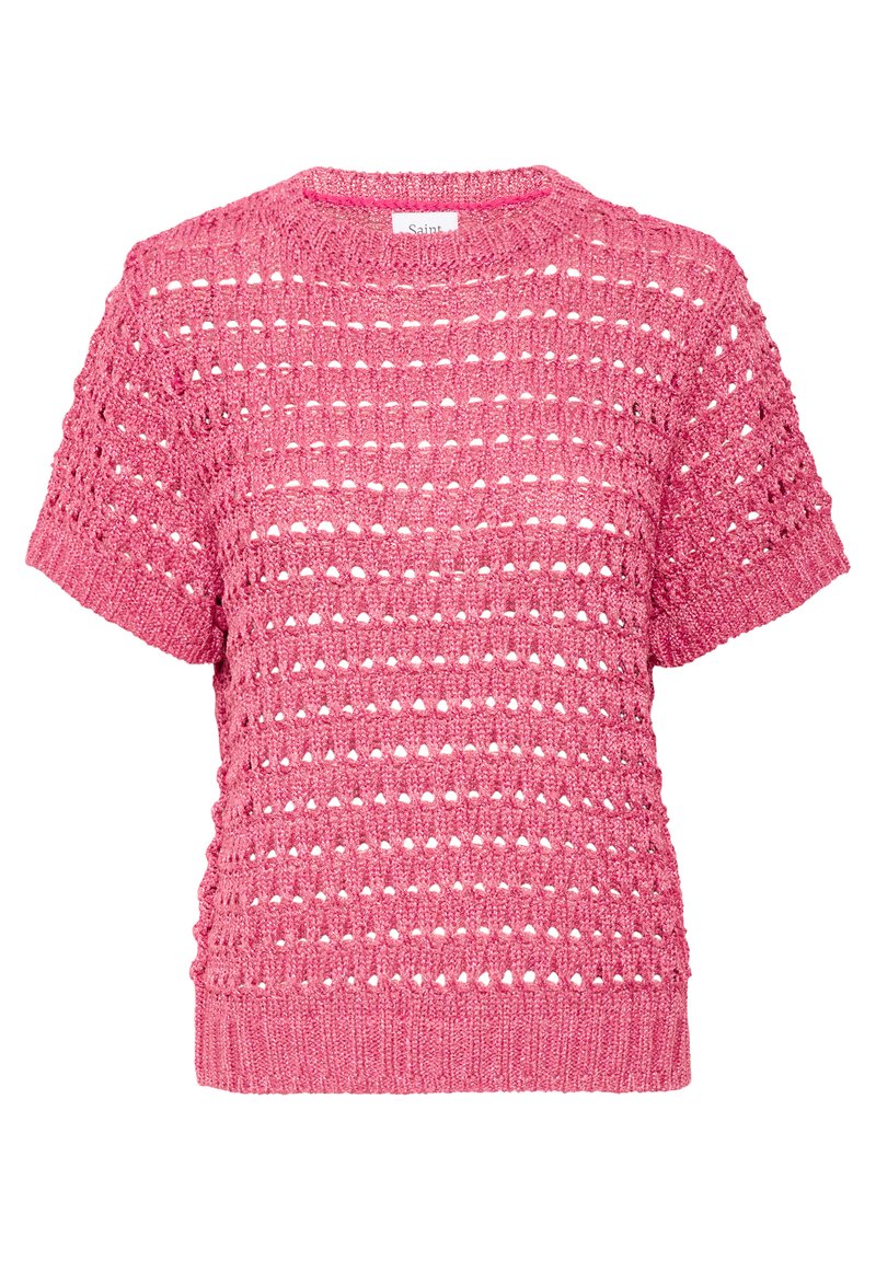 Saint Tropez T-shirt print donkerroze Saint Tropez T-shirt print donkerroze