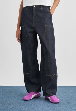 BRANDON DOUBLE KNEE - Džínsy Carpenter - blue  rigid