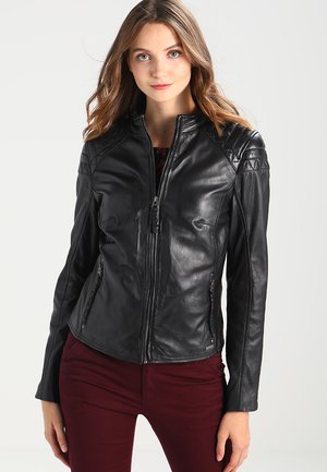 BRIGHTWATER - Veste en cuir - black