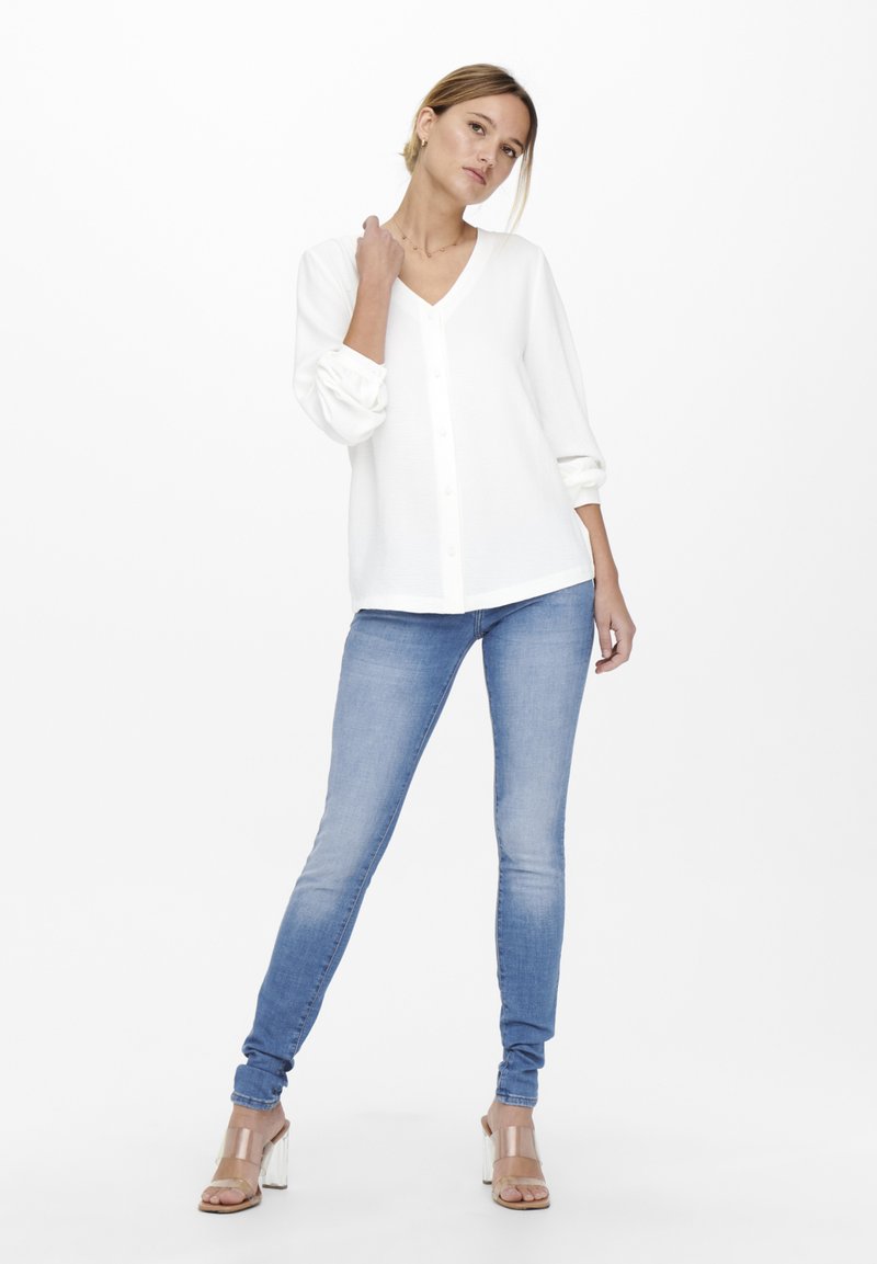Only Jeans Skinny Fit lichtblauw denim