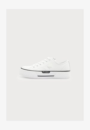 KARL LAGERFELD, KAMPUS MAX RELIEF LACE - Tossud - white lthr