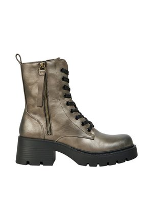 Bottines à plateau - taupe argente