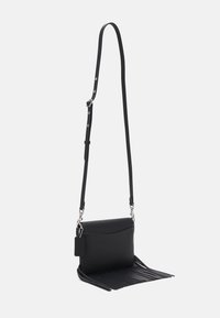 COACH GLOVETANNED FRINGE BAG - Sac bandoulière - black