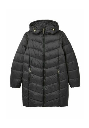 REGULAR FIT-MOORSDALE MID LENGTH SHOWERPROOF PADDED - Geacă - black