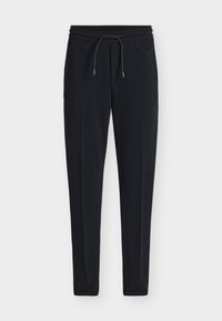 TAPERED JERSEY PANTS - Παντελόνι - black