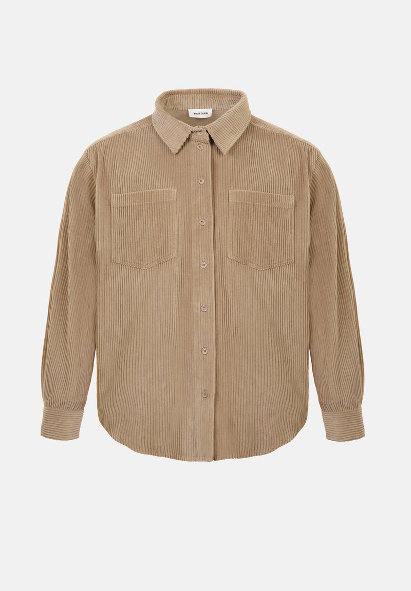 YOURTURN Overhemd kaki YOURTURN Overhemd kaki