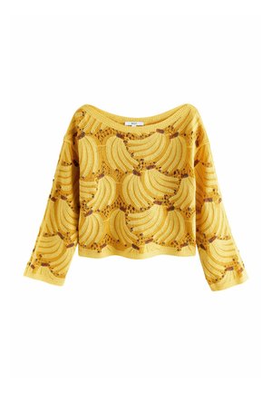 Strickpullover - yellow banana