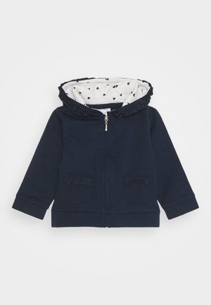 Hoodie met rits - black iris