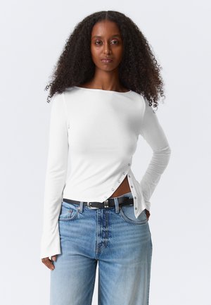 Weekday LONG SLEEVE - Topper langermet - white