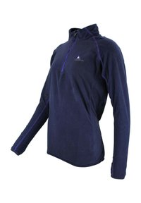 Peak Mountain 1/2 ZIP AFINE - Sweat polaire - marine