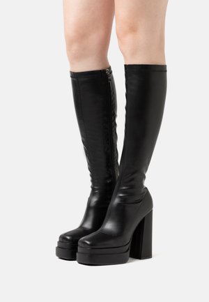 ORIEL - Plateaustiefel - black