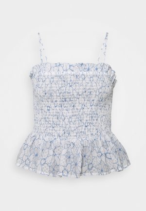 OBJERIS - Top - bright white/sky captain
