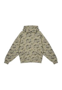 FLOAR BOXY - Mikina s kapucňou - washed mud camouflage