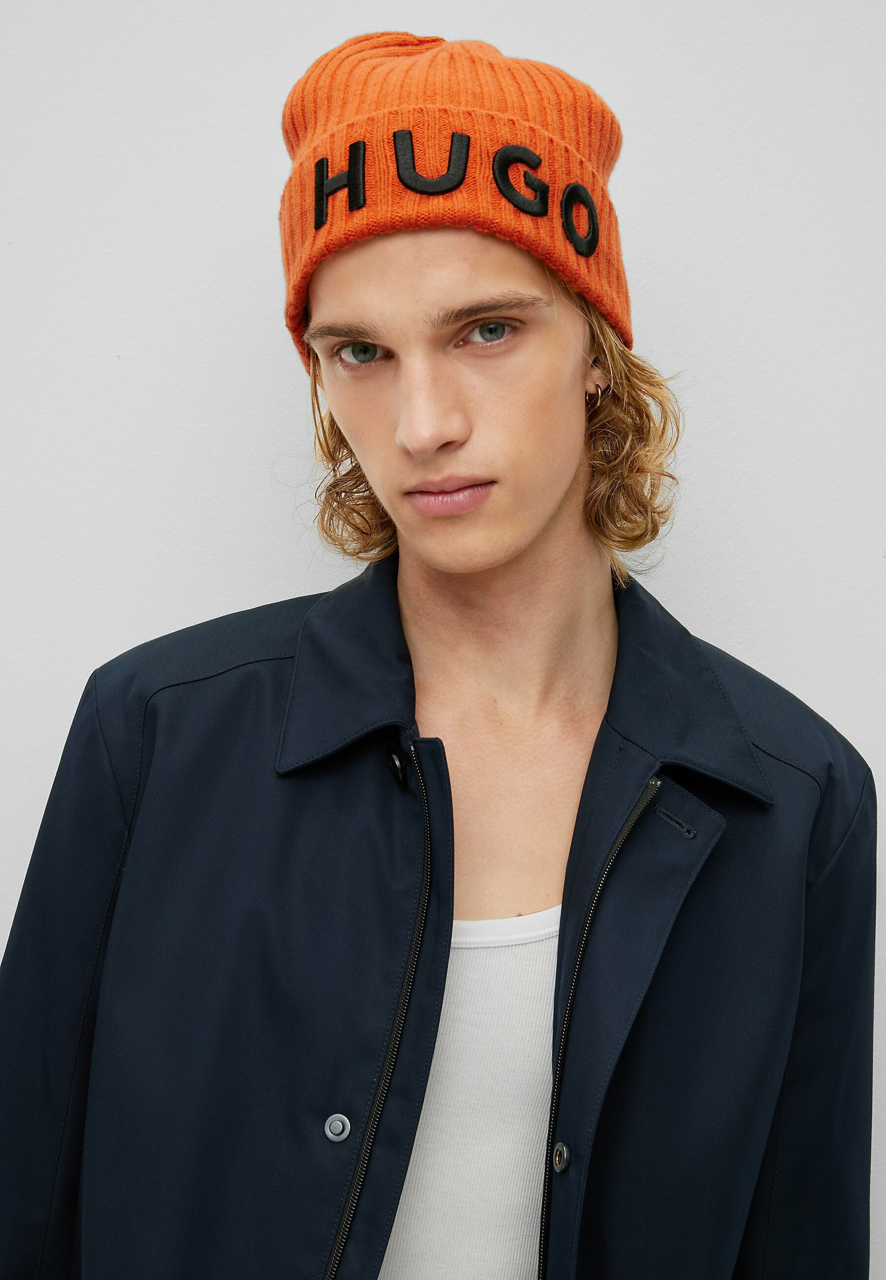 HUGO MAREC - Short coat - dark blue 