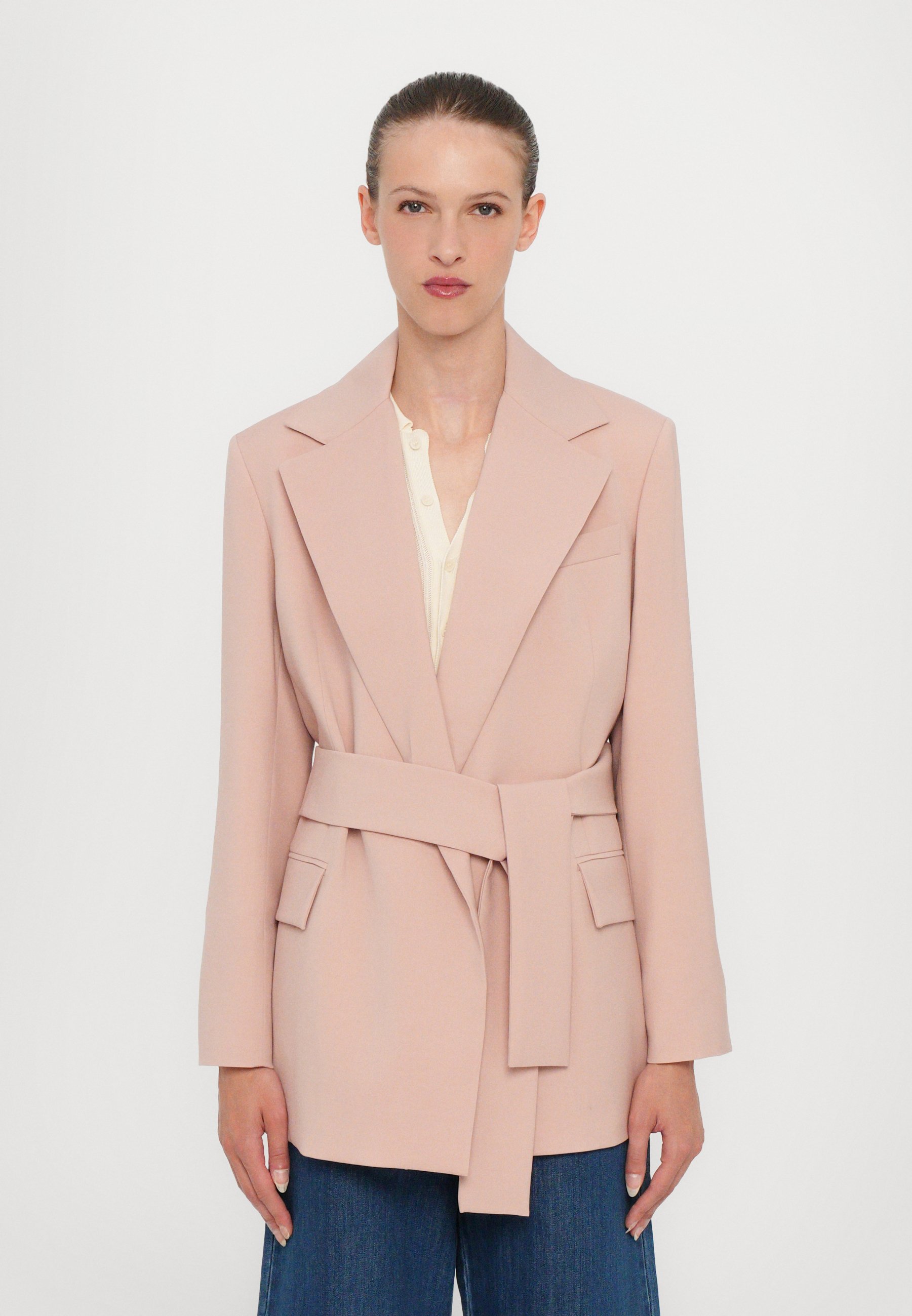 【関税&送料込】Weekend Powder Pink Wool Teso Blazer WEEKEND MaxMara TESO - Blazer - cipria/pink - Zalando