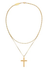 LAYER LOOK CROSS - Halskette - gold-coloured