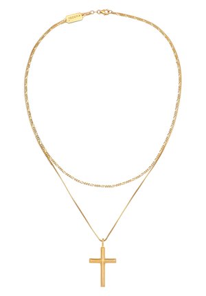 LAYER LOOK CROSS - Collana - gold-coloured