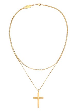 LAYER LOOK CROSS - Ketting - gold-coloured