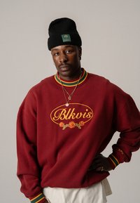 BLKVIS SCRIPT ROSES UNISEX - Camisola - merlot