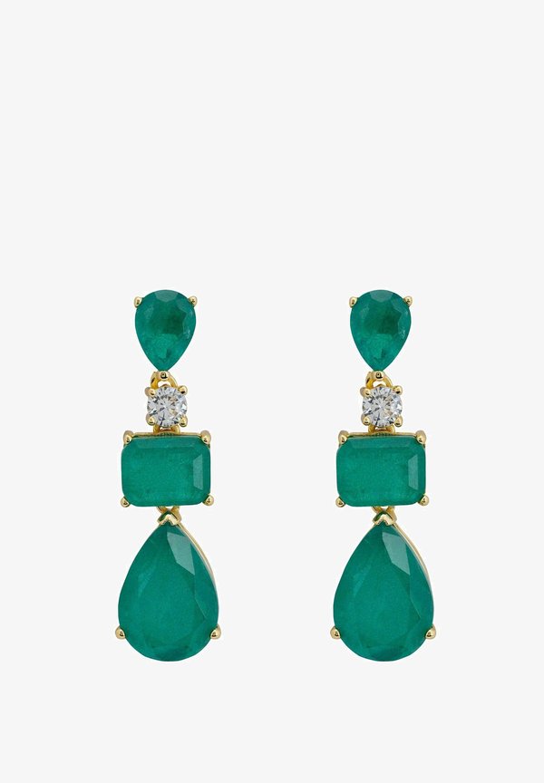 VALENTINA DROP COLOMBIAN EMERALD - Earrings4