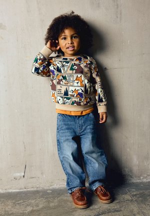 Name it, NMMOSWALDY LS NREG SWEAT BRU BOX - Суитшърт - sesame