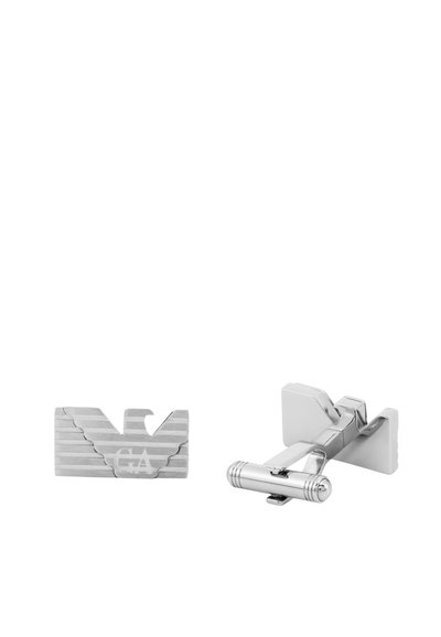 Emporio Armani Manschettknapp - silver-coloured