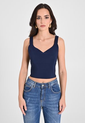 Camicetta - blue plain
