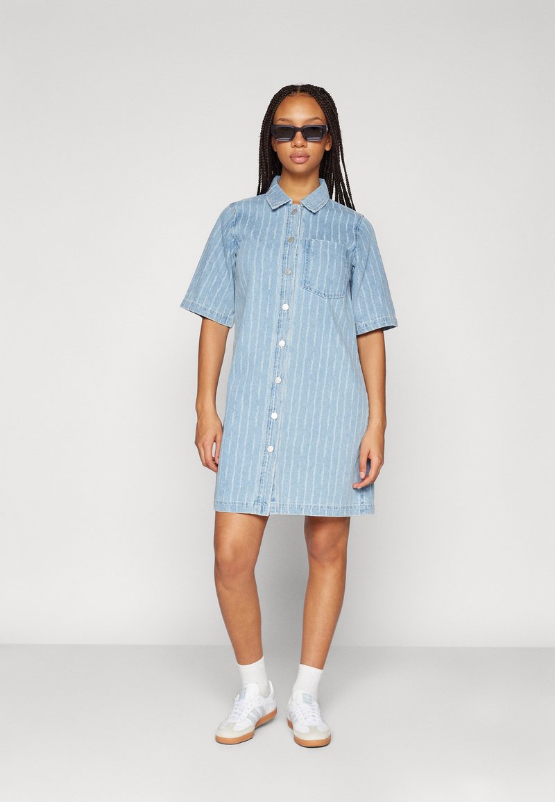 object denim dress DENIM MINI DRESS | Blue