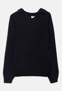 Stickad tröja - navy