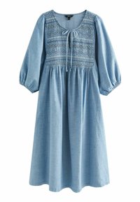 Next Jeansklänning - blue