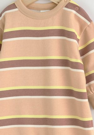 Next ROMPER - Pajac - rust brown stripe
