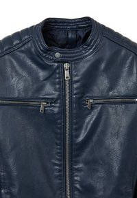 Calliope BIKER - Giacca in similpelle - blu