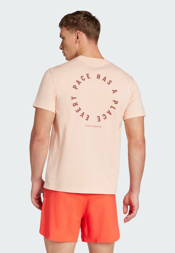 RUNNERS - Print T-shirt - powder coral