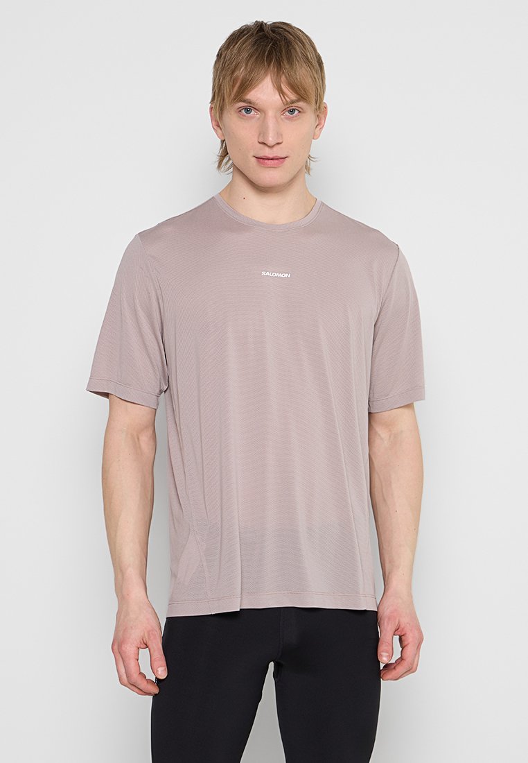 Salomon Sport T-shirt taupe