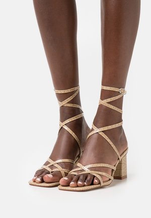 MALANY - T-bar sandals - nude