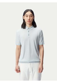 GOBI Cashmere Piké - mottled light grey