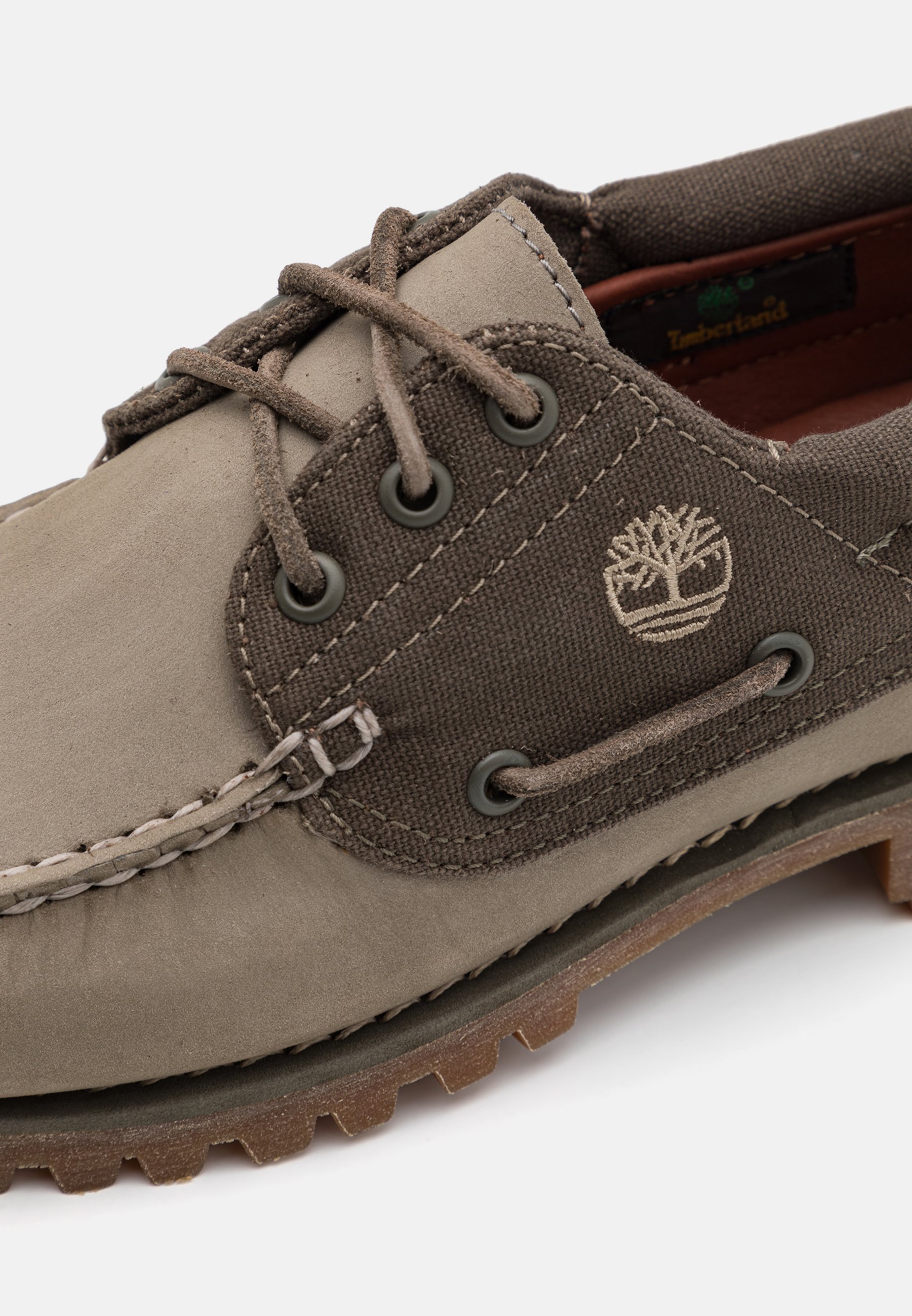 Timberland AUTHENTIC 3 EYE - Scarpe da barca - olive/oliva