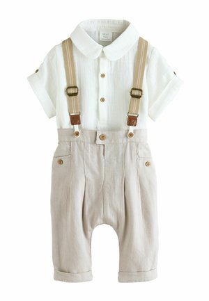 REGULAR FIT BRACES SET 3 PIECE - Latzhose - neutral