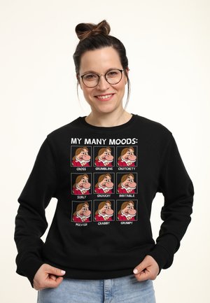 SNOW WHITE AND THE SEVEN DWARFS GRUMPY MOODS - Sweater - black