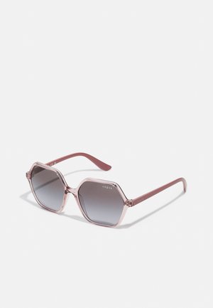 Sonnenbrille - transparent pink