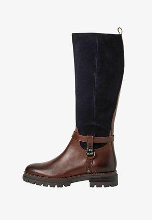 Marco Tozzi Cizme cu platformă - chestnut navy