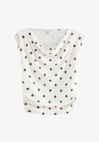 Unausgewählt, ecru black polka dot