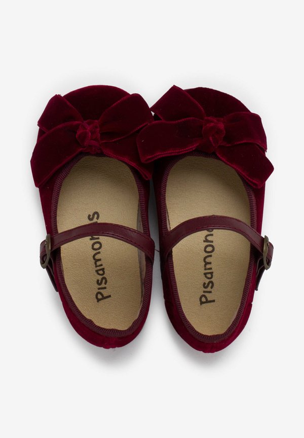 CORREA LAZO – Riemchenballerina – burdeos