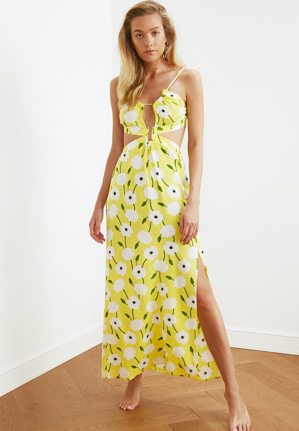 Trendyol Vestido informal - yellow/amarillo - Zalando.es