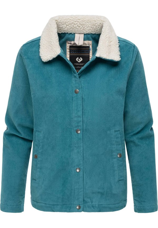 Übergangsjacke - petrol melange