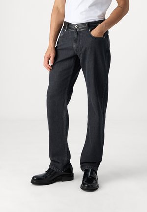 Straight leg jeans - stone black