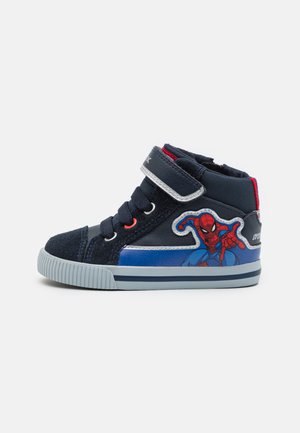Geox, MARVEL SPIDERMAN KILWI BOY - Zapatillas altas - navy/royal