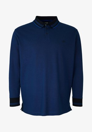 Polo shirt - hockey blue two tone pique