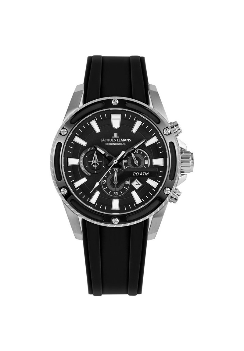Jacques Lemans LIVERPOOL - Chronografinis laikrodis - rubber black